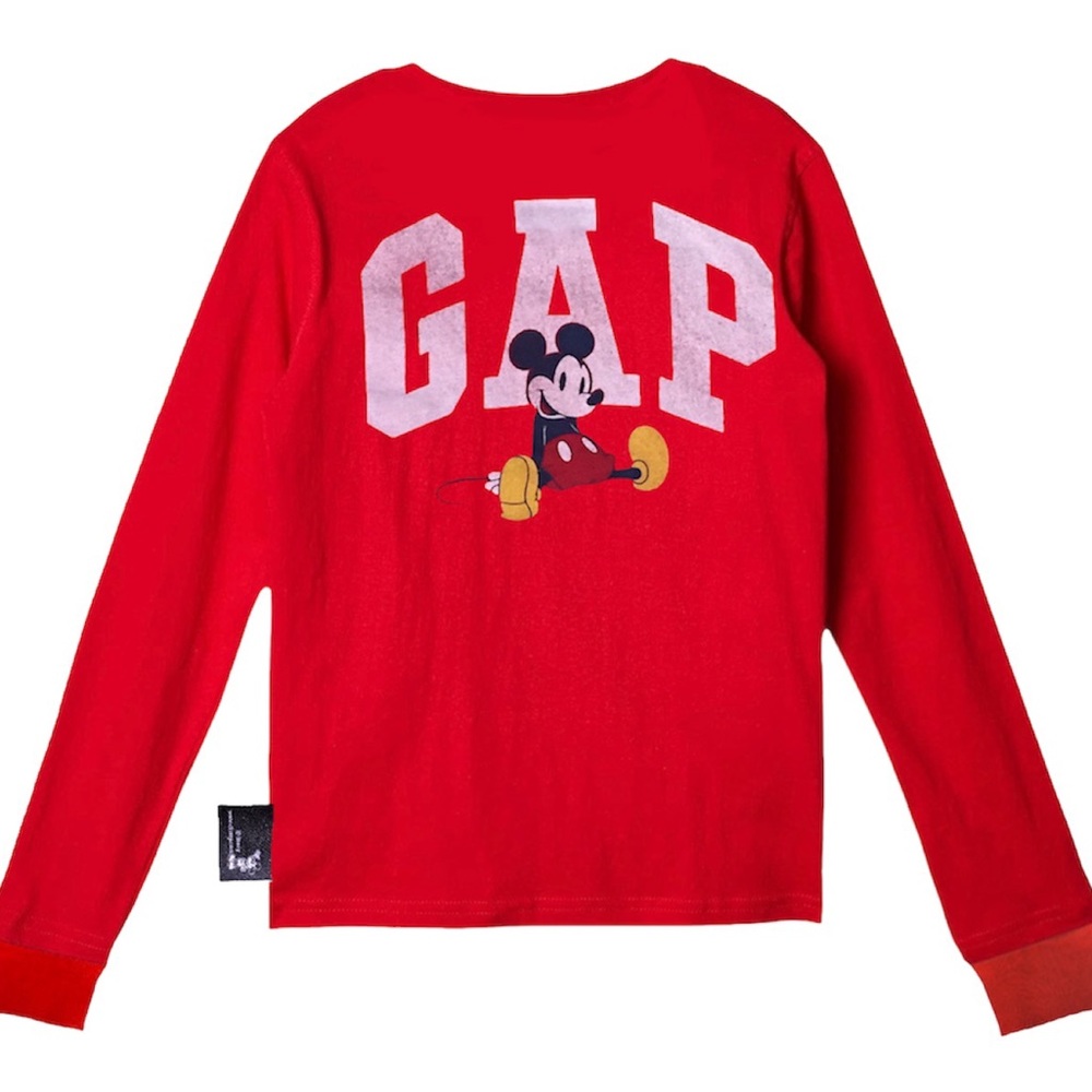 NWT Tshirt Mickey long sleeve Shirt Disney Gap Kids Toddler boys girls gift